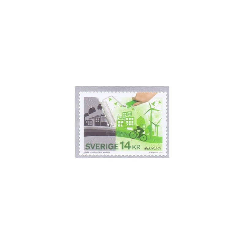 Sverige 2016. Naturhistorisk museum, AFA nr. 3057-61 **, stemplet