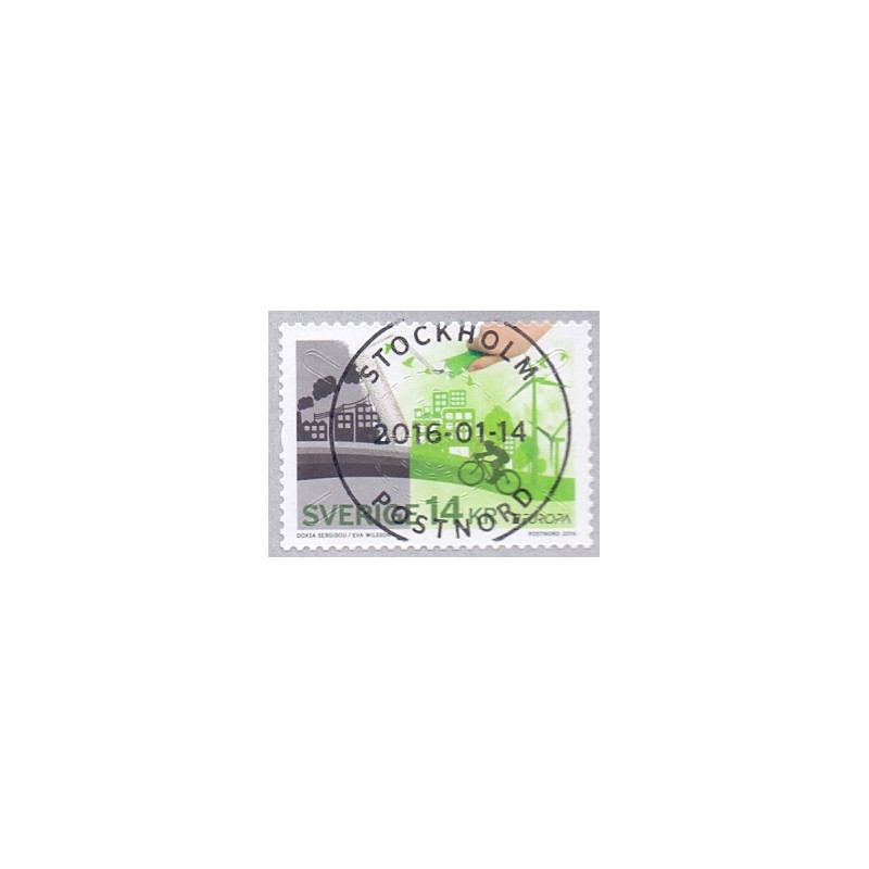 Sverige 2016. Naturhistorisk museum, AFA nr. 3057-61 **, stemplet