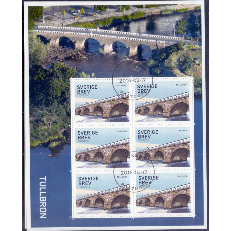 Sverige 2016. Broer AFA nr. 3070 **               , stemplet FDC