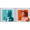 Sverige 2016. Kong Gustav og Dr. Silvia. AFA nr. 3094-95 **        , stemplet FDC