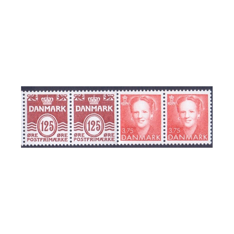 Hæftesammentryk. AFA nr. HS 17 **, postfrisk, stemplet FDC