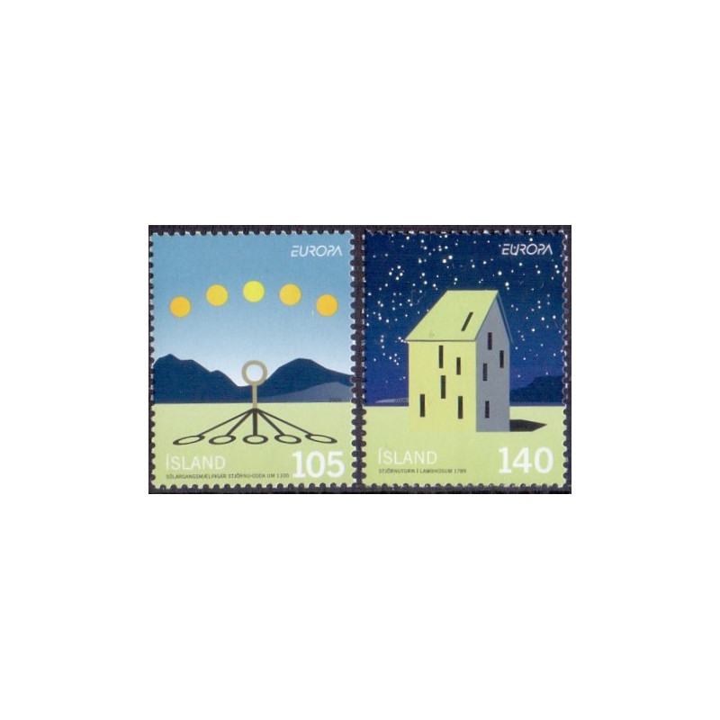 Island. 2009. Europamærker. AFA nr. 1223-24 **    stemplet FDC