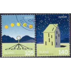Island. 2009. Europamærker. AFA nr. 1223-24 **    stemplet FDC
