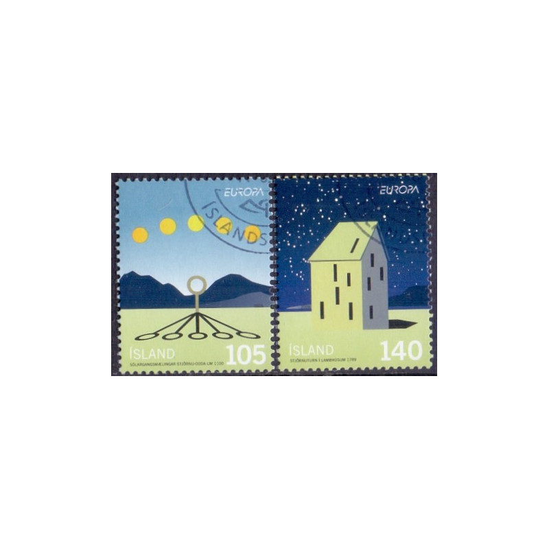 Island. 2009. Europamærker. AFA nr. 1223-24 **    stemplet FDC