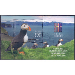 Island. 2009. Nordia, miniark. AFA nr. 1225 **    stemplet FDC