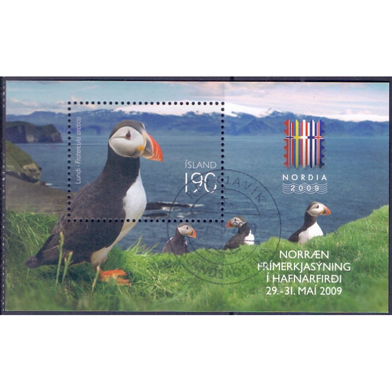 Island. 2009. Nordia, miniark. AFA nr. 1225 **    stemplet FDC