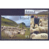Island. 2009. Indsamling af får. AFA nr. 1226-27 **    stemplet FDC