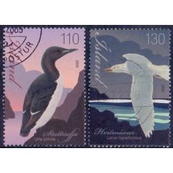 Island. 2009. Fugle. AFA nr. 1231-32 **    stemplet FDC