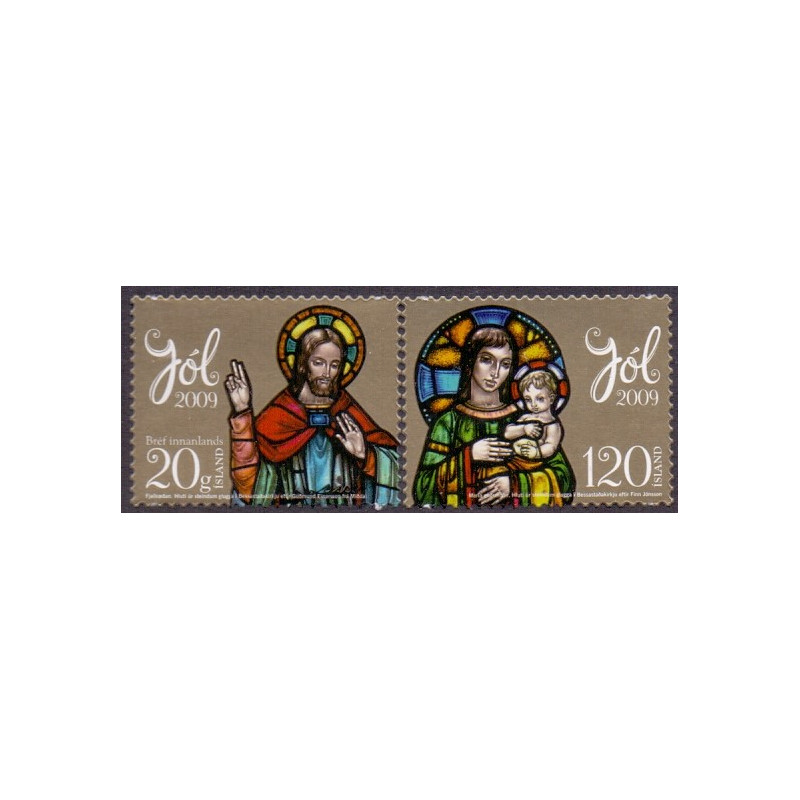 Island. 2009. Julefrimærke. AFA nr. 1234E-35E **    stemplet FDC