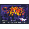 Island. 2011. Njals Saga, miniark. AFA nr. 1313 **     stemplet FDC