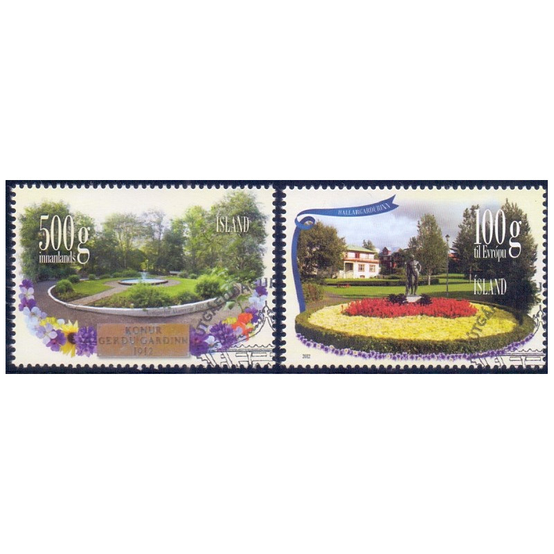 Island. 2012. Byen Akureyri. AFA nr 1335, 1335a **     stemplet FDC
