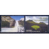 Island. 2013. Aldeyjarfoss og Hafursey. AFA nr. 1357-58 **     stemplet FDC