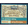Island. 2014. Det Islandske Dampskibsselskab. AFA nr 1395 **    stemplet FDC