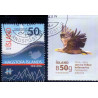Island. 2014. Islands Statistik og Havørn. AFA nr. 1396-97 **    stemplet FDC