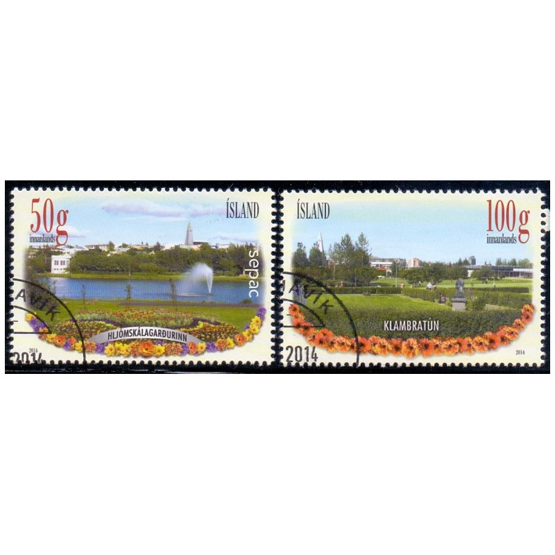 Island. 2014. Sepac. AFA nr. 1412-13 **    stemplet FDC