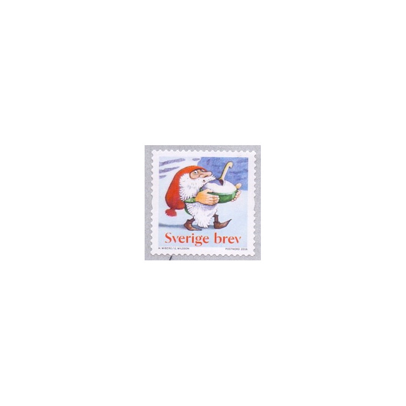 Sverige 2016. Nisser med grød. AFA nr. 3104AE **      , stemplet FDC (o)