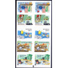Sverige 2017. Retro, i hæfte. AFA nr. 3122-26 **     , stemplet FDC (o)