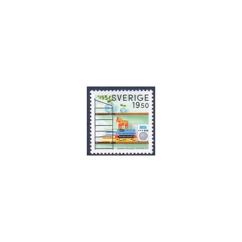 Sverige 2017. Design klassikere. AFA nr. 3127 **     , stemplet FDC, (o)