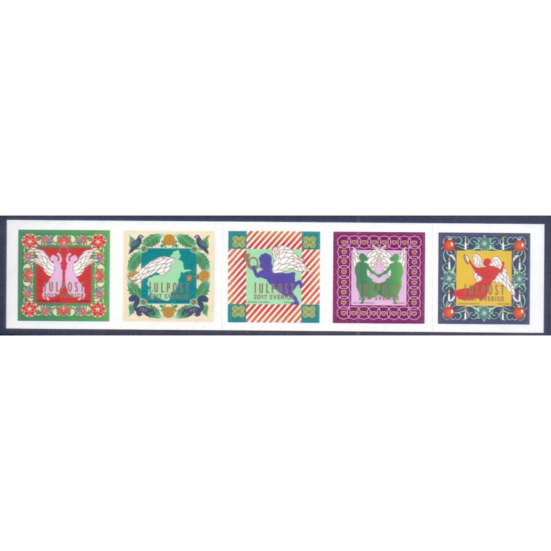 Sverige 2017. Jul. AFA nr. 3171-75 **  , stemplet FDC, (o)