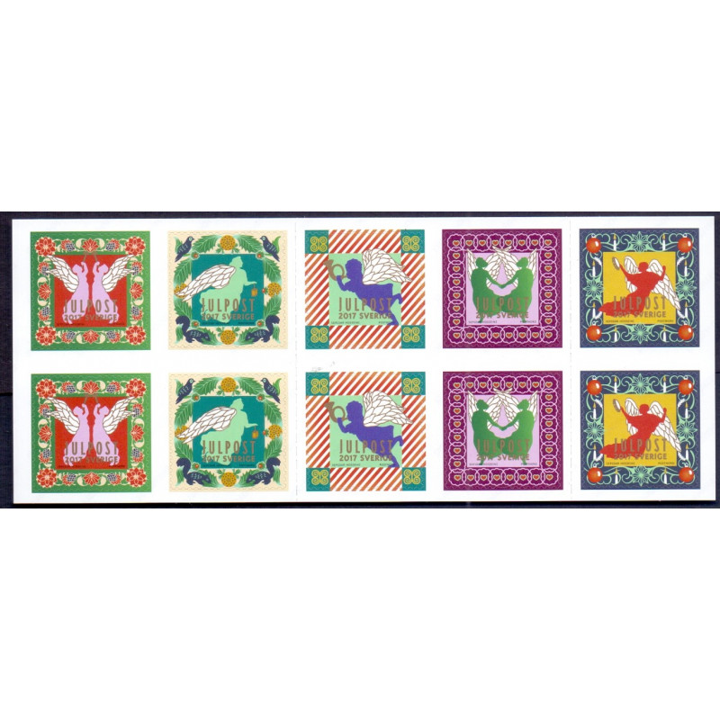 Sverige 2017. Jul. AFA nr. 3171-75 **  , stemplet FDC, (o)