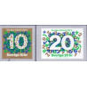 Sverige 2018. 350-året for Rigsbanken. AFA nr. 3183-84 **  , stemplet FDC, (o)