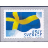Sverige 2018. Sveriges Flag. AFA nr. 3205E **  , stemplet FDC, (o)