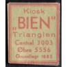 Frimærkepenge 1 Øre. "KIOSKEN BIEN"