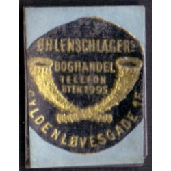 Frimærkepenge 1 Øre "Øhlenschlægers Boghandel"