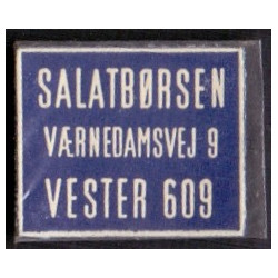 Frimærkepenge 1 Øre "Salatbørsen"