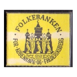 Frimærkepenge 1 Øre " Folkebanken"