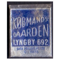 Frimærkepenge 1 Øre "Købmands Gaarden"