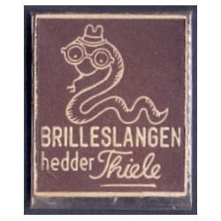 Frimærkepenge 1 Øre "Brilleslangen hedder Thiele"