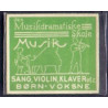Frimærkepenge 1 Øre "Den Musikdramatiske skole"