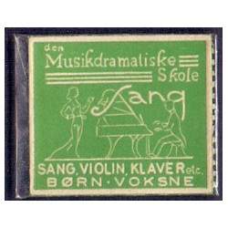 Frimærkepenge 1 Øre "Den Musikdramatiske skole"