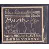 Frimærkepenge 1 Øre "Den Musikdramatiske skole"