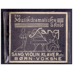 Frimærkepenge 1 Øre "Den Musikdramatiske skole"