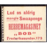 Frimærkepenge 1 Øre "HERREMAGASINET BOB"