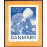 Julemærke årsmappe med indsat blok 1943