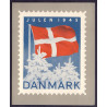 Julemærke årsmappe med indsat blok 1945