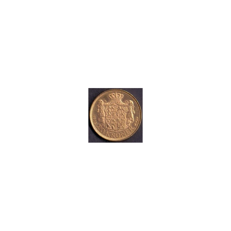 Frederik VIII. 20 kr. 1910 guldmønt goldcoin