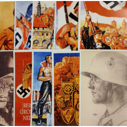 Tyske  Rige. Propagandakort. Nytryk. 35 stk