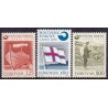 Færøerne 1976 Postverk Føroya AFA nr. 15-17 komplet postfrisk