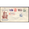 Nederland 1951. FDC GRAVENHAGEN 15 MEI1951 E5 AFA 570-74