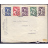 Nederland 1946. FDC  1 V 1946 AFA nr 457-61