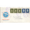Nederland 1954. FDC GRAVENHAGEN 23 AUG 1954 E17 AFA nr 644-45