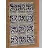 1950. SPAREMÆRKEBOG. Orange udgave med 20 stk 1 kr og 37 stk. 25 øre SITDLIMAT SPAREMÆRKE fra 12 Dec 1950
