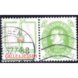 Galle & Jessen. AFA nr. 42 **        stemplet postfrisk brev