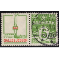 Galle & Jessen. AFA nr. 44 **        stemplet postfrisk brev