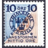 Sverige. 1916. Landestorm II 10+90/1 kr. AFA nr. 97 ** postfrisk stemplet FDC st,