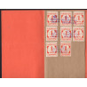 1942. SPAREMÆRKEBOG. Grøngrå udgave med 44 stk. 25 øre SITDLIMAT SPAREMÆRKE fra 15/12 1942 med Nystrøm Nanortalik